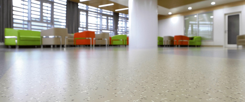 Rubber Chip Flooring Rolls for Waiting Area